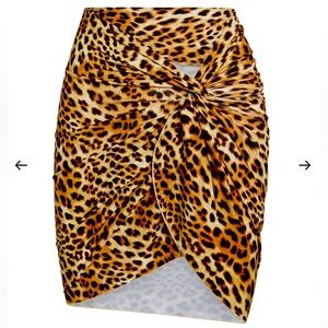 Monday Swimwear ANDROS MINI SARONG - MARBLED JAGUAR